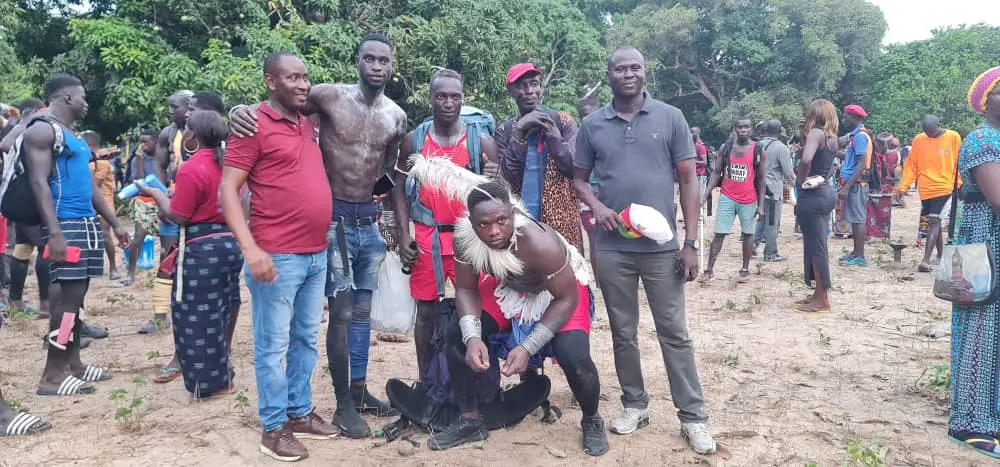 Felupe traditional wrestling